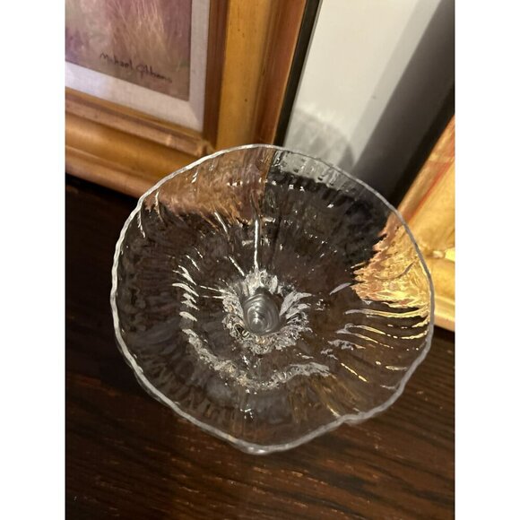 Rosenthal Studio Line Crystal Ice Texture Compote Designed By Tapio Wirkkala - Picture 6 of 8